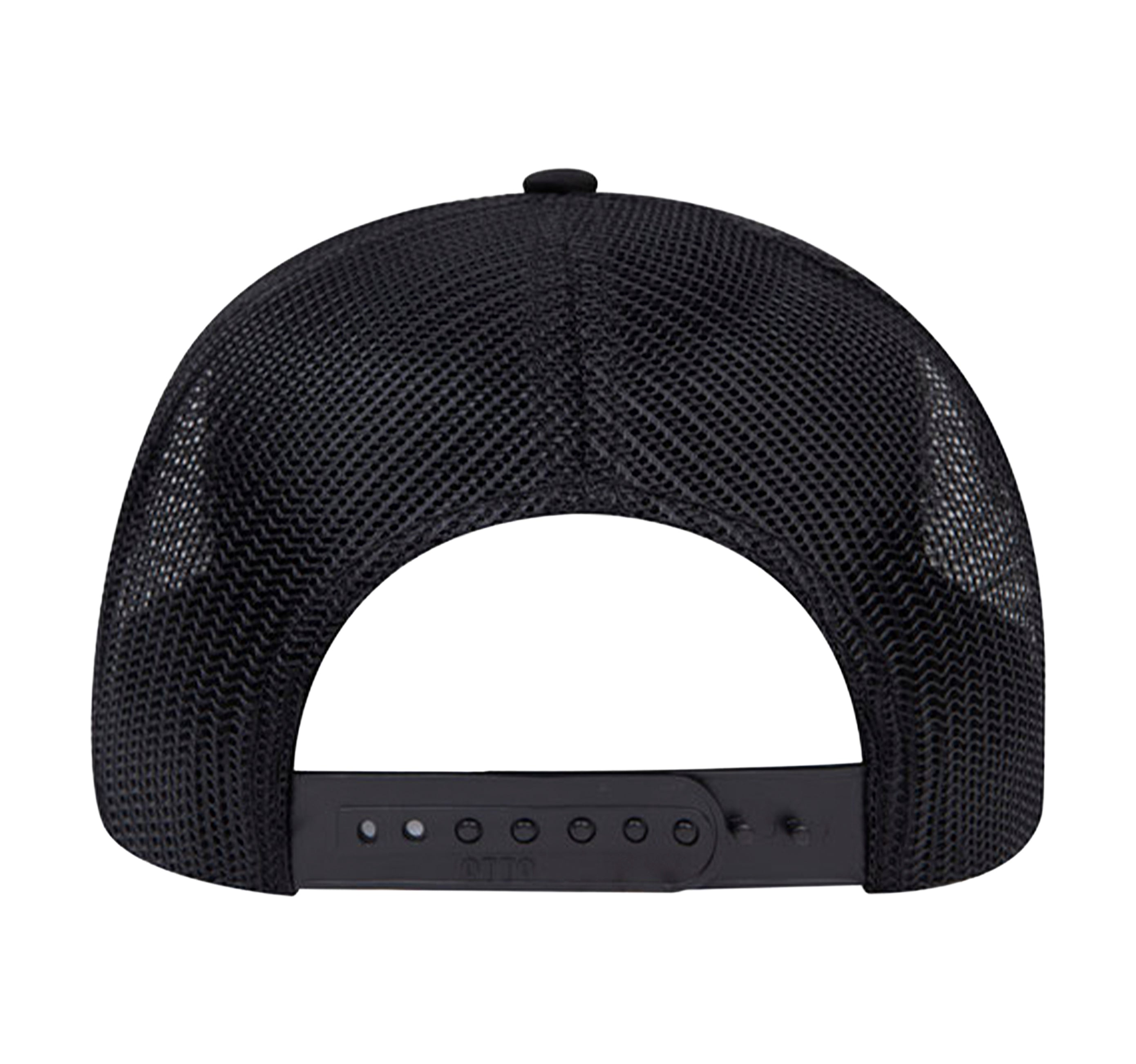 Surf Beach Trucker Hat- Black Terry Cloth in Jet Setter Black