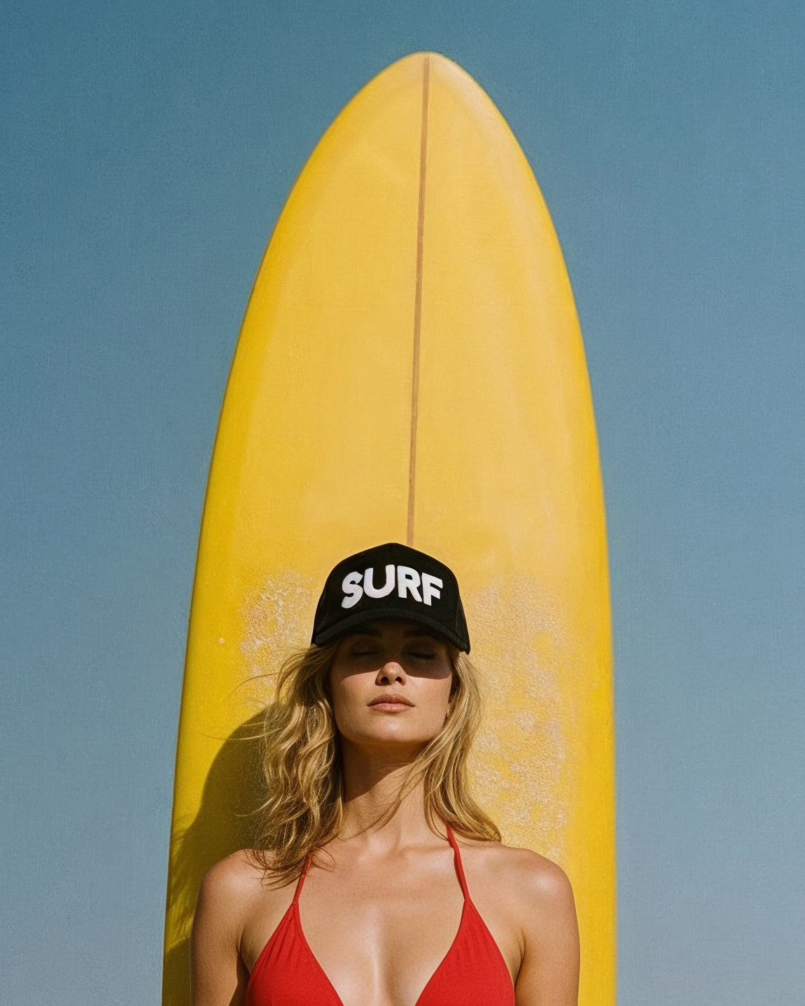 Surf Hat- Black Terry Cloth