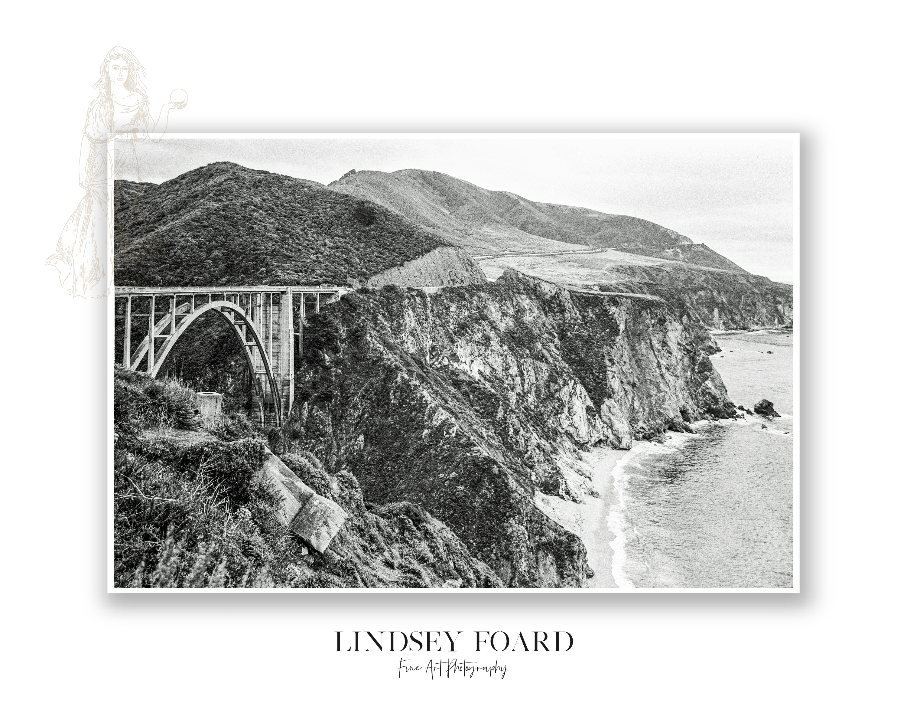 Bixby Bridge Photo on Film