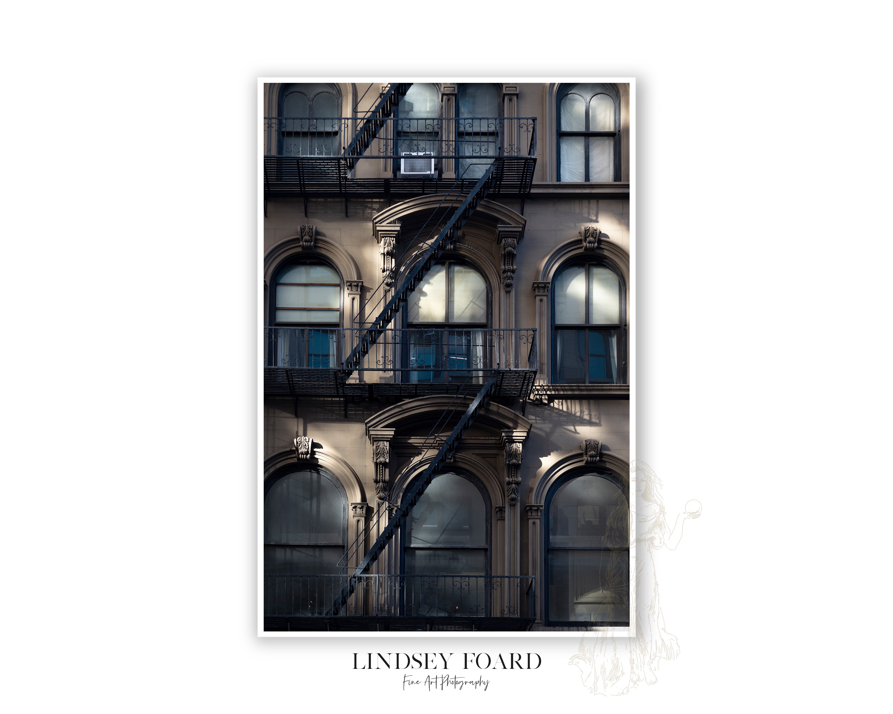 Dappled Brownstone Photo